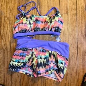 Prana bikini with boardshorts